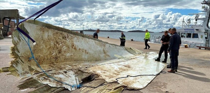 La Guardia Costera detectó un objeto flotante y lo examinó con más detenimiento