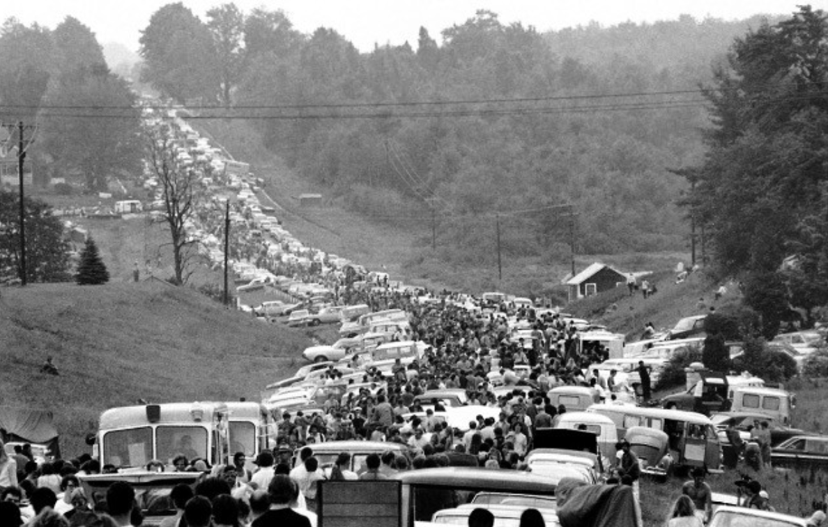 Mira lo salvaje que fue Woodstock